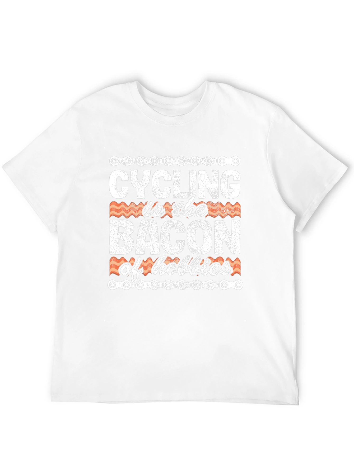 Cycling Bacon Hobbies Graphic T-Shirt