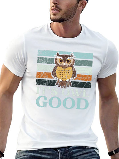 Its Owl Good T-Shirt Retro Owl Tee