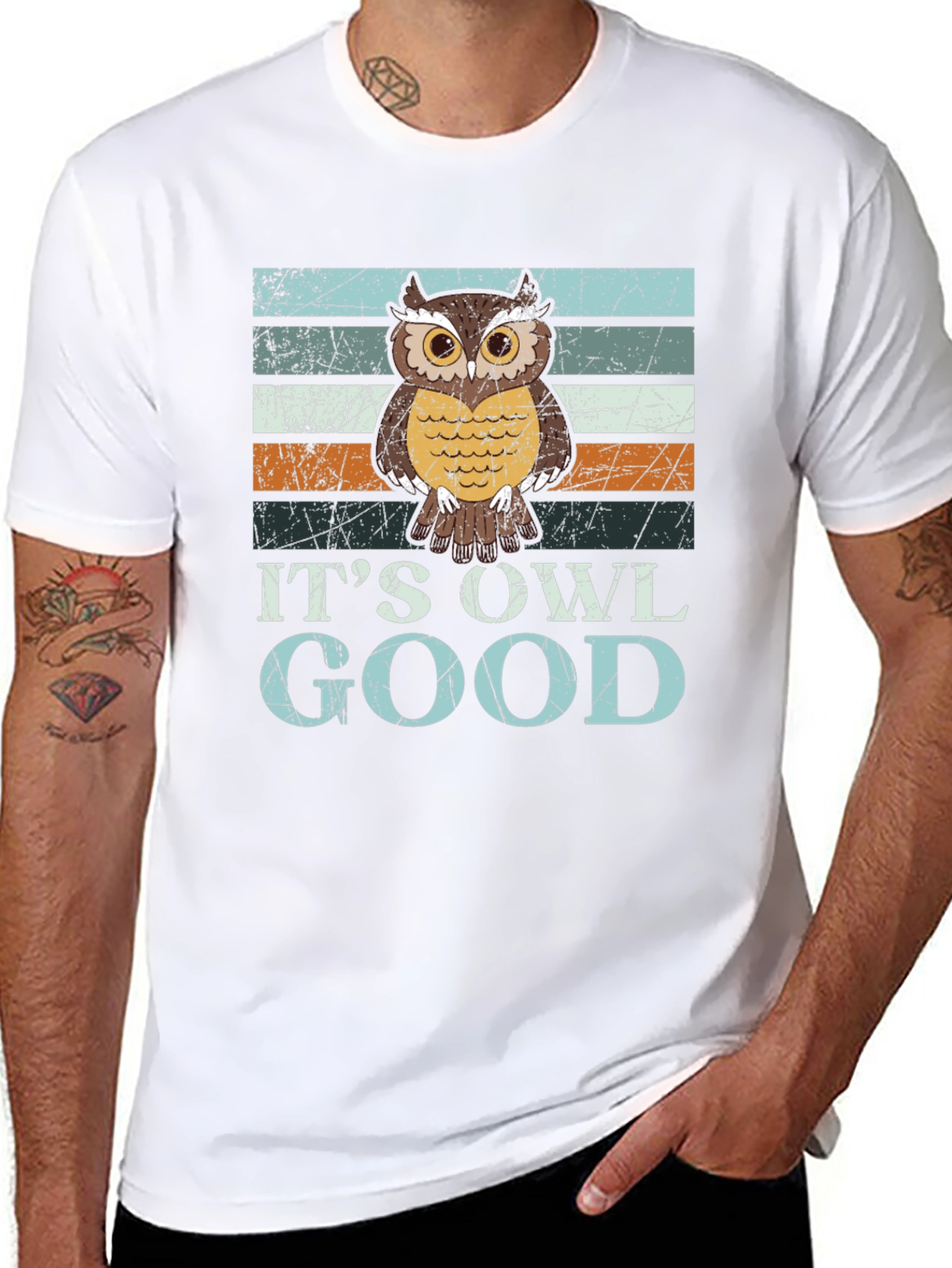 Its Owl Good T-Shirt Retro Owl Tee
