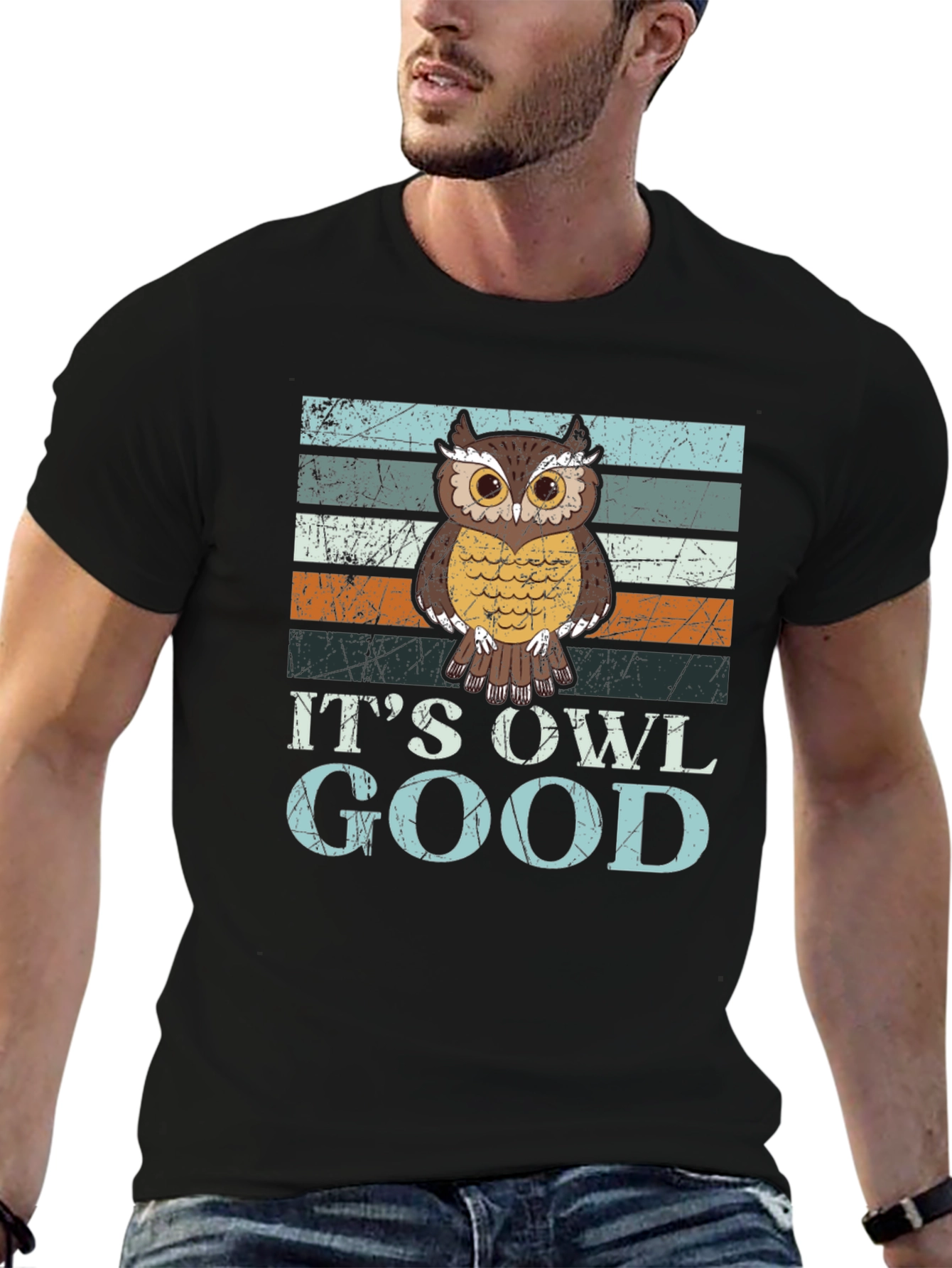 Its Owl Good T-Shirt Retro Owl Tee
