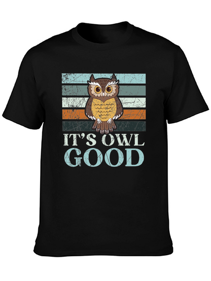 Its Owl Good T-Shirt Retro Owl Tee
