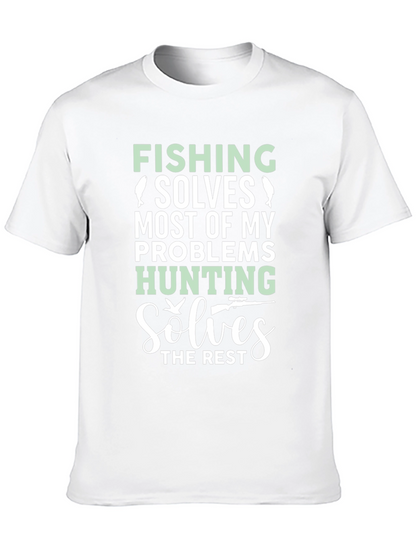 Fishing & Hunting Problem Solver Graphic Tee