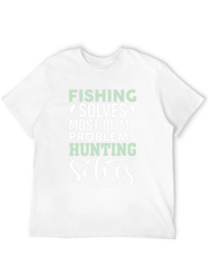 Fishing & Hunting Problem Solver Graphic Tee