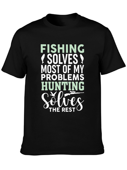 Fishing & Hunting Problem Solver Graphic Tee