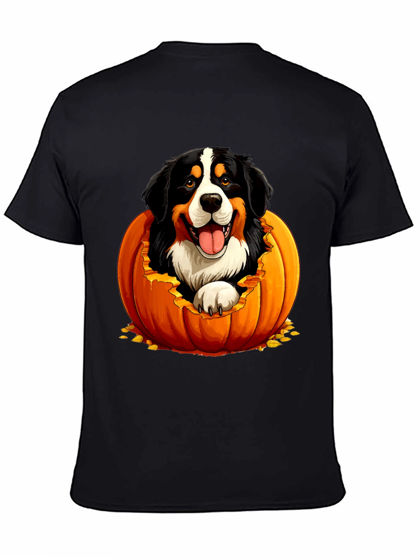 Dog in Pumpkin Halloween T-Shirt