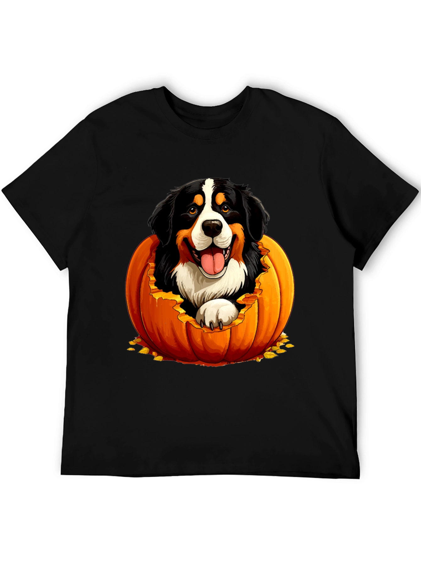 Dog in Pumpkin Halloween T-Shirt