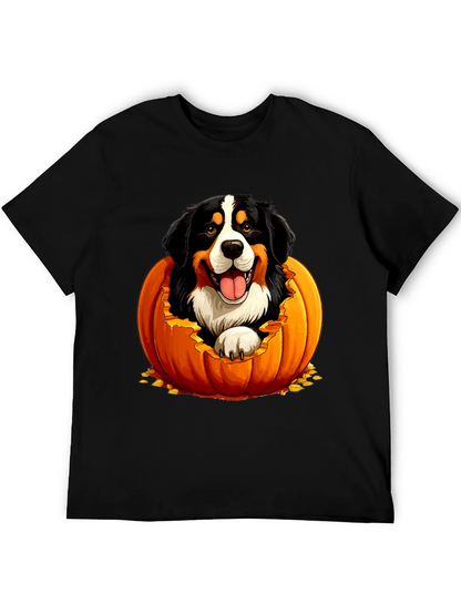 Dog in Pumpkin Halloween T-Shirt