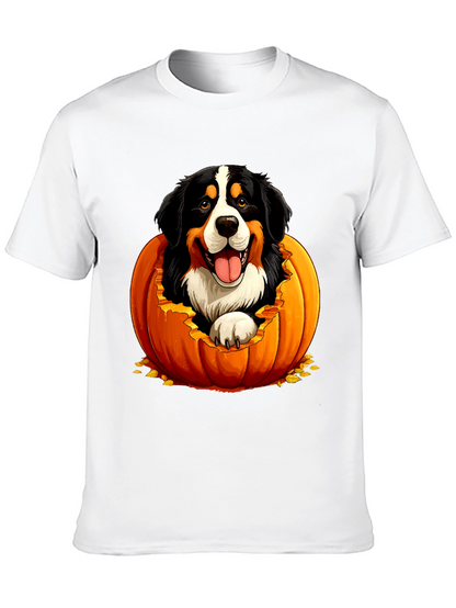 Dog in Pumpkin Halloween T-Shirt