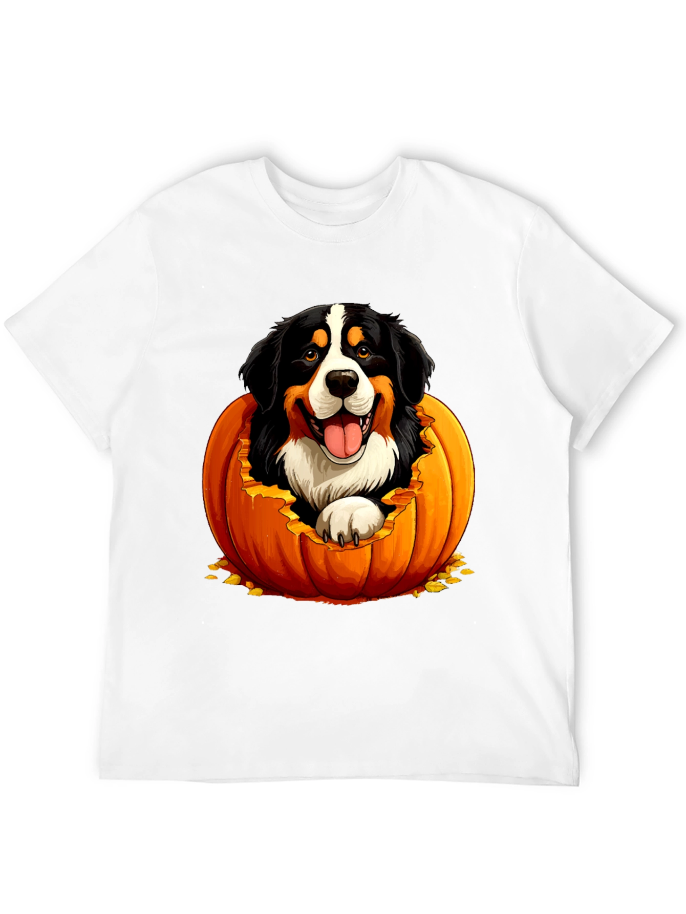 Dog in Pumpkin Halloween T-Shirt