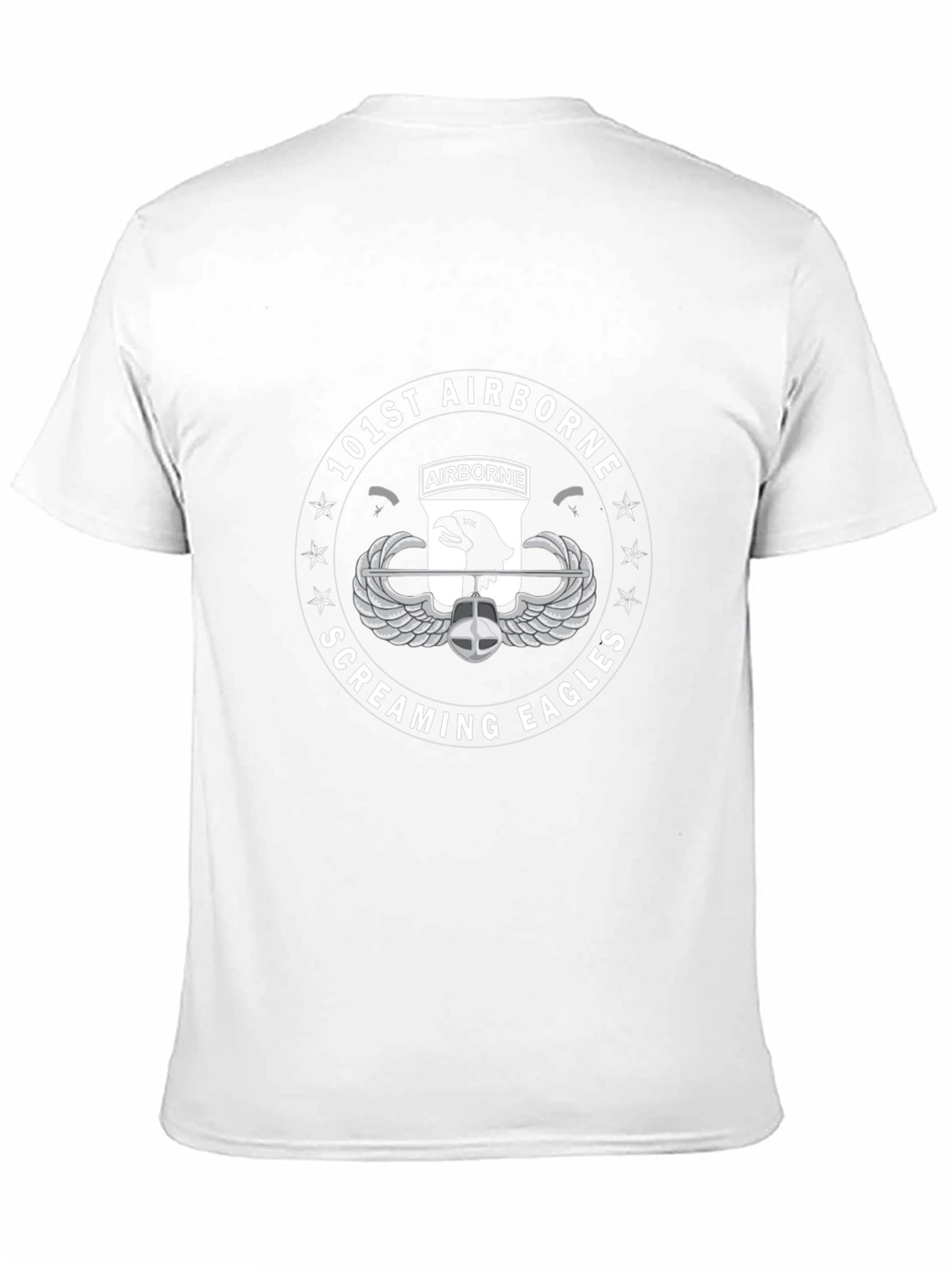 101st Airborne Screaming Eagles Black T-Shirt