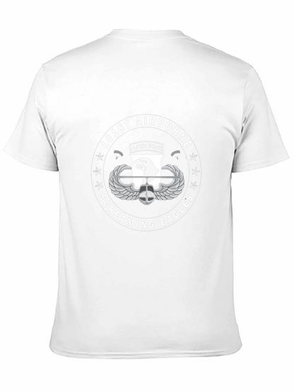 101st Airborne Screaming Eagles Black T-Shirt