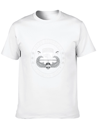 101st Airborne Screaming Eagles Black T-Shirt