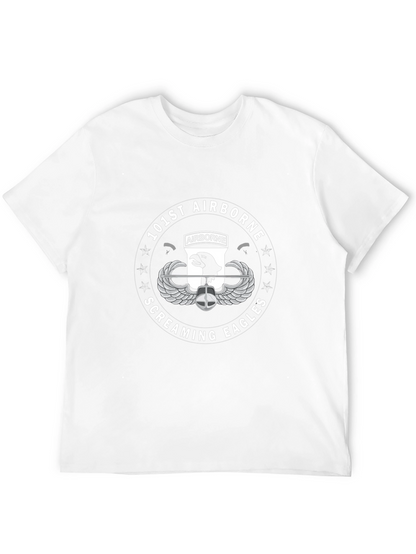 101st Airborne Screaming Eagles Black T-Shirt
