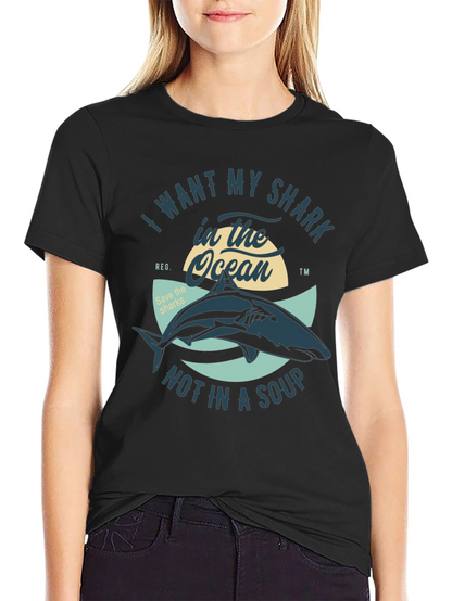 Save the Sharks T-Shirt - Ocean Conservation Tee