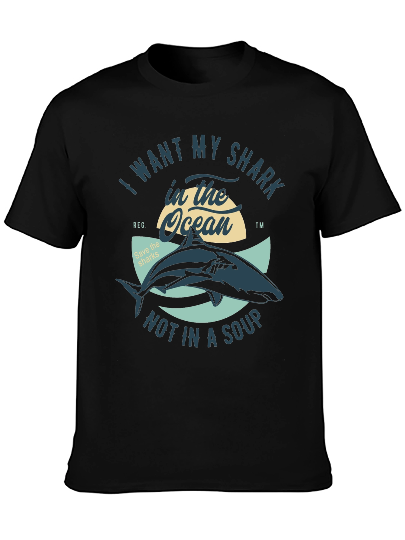 Save the Sharks T-Shirt - Ocean Conservation Tee