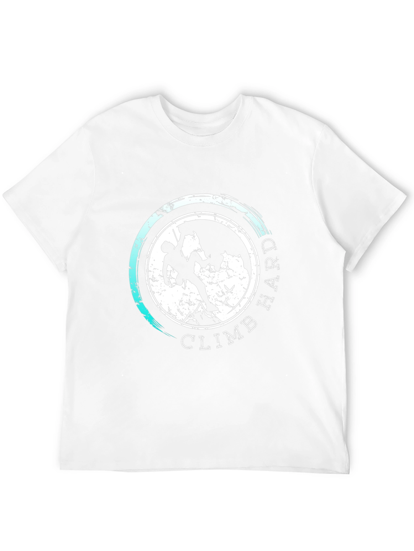 Climb Hard Graphic T-Shirt - Mountain Adventure Tee