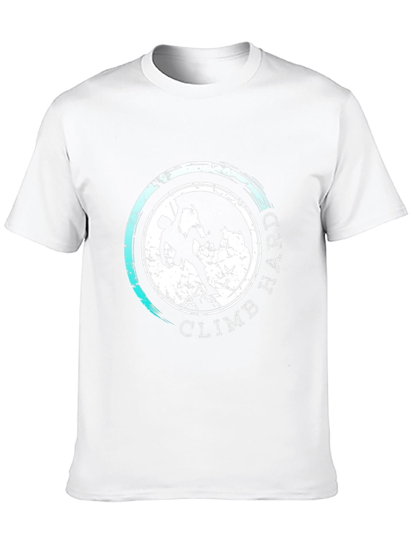 Climb Hard Graphic T-Shirt - Mountain Adventure Tee