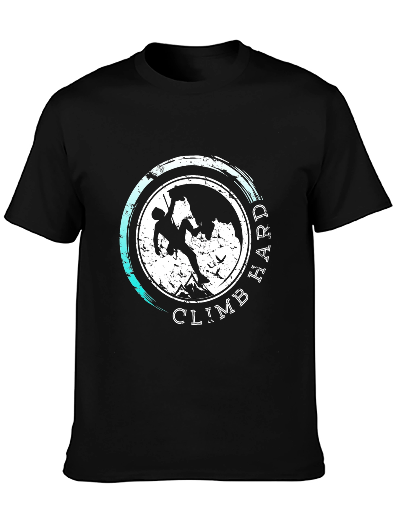 Climb Hard Graphic T-Shirt - Mountain Adventure Tee
