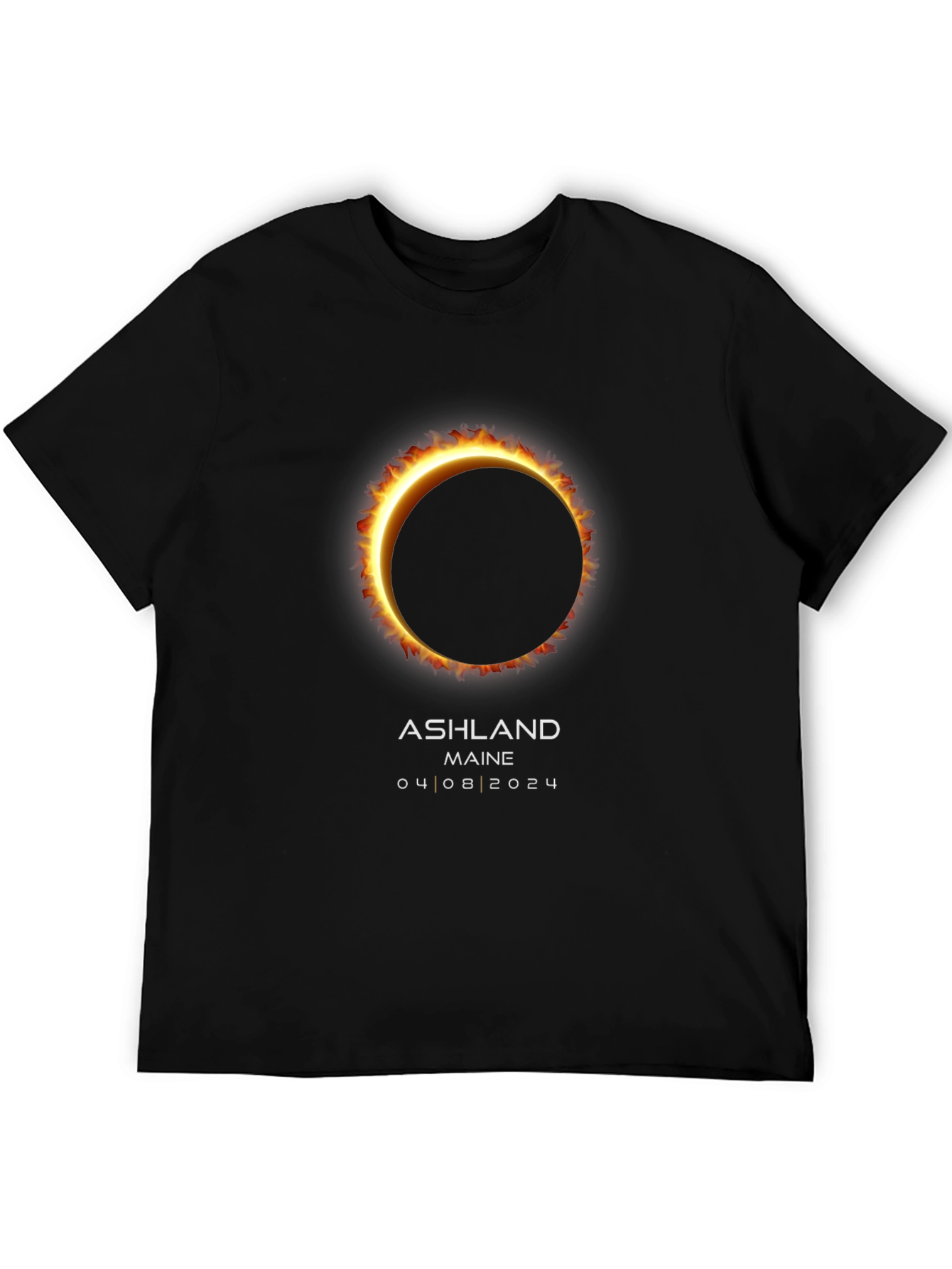 Ashland Maine Solar Eclipse T-Shirt - April 8 2024