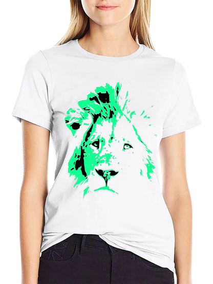 Lion Graphic Tee - Mens Black T-Shirt