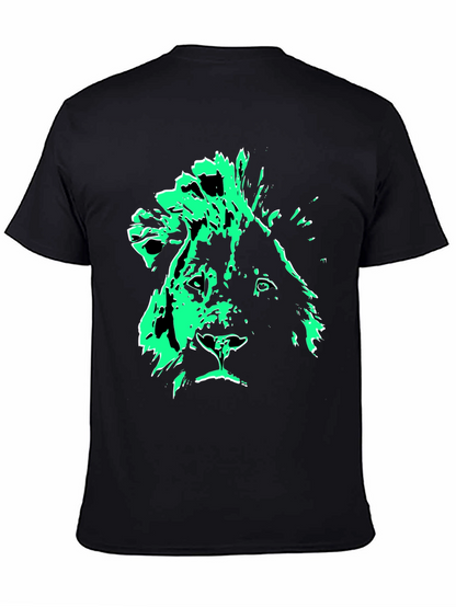 Lion Graphic Tee - Mens Black T-Shirt