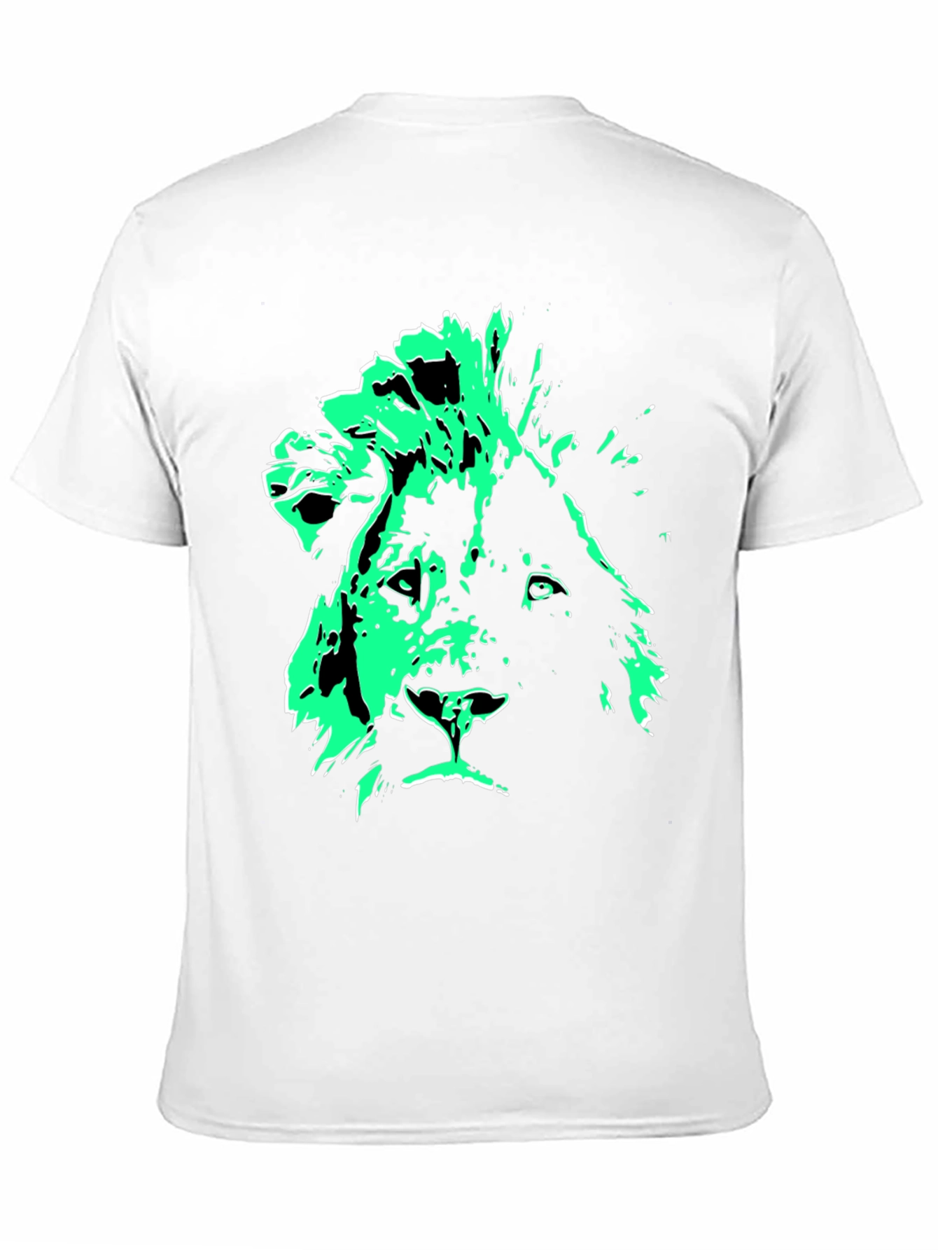 Lion Graphic Tee - Mens Black T-Shirt