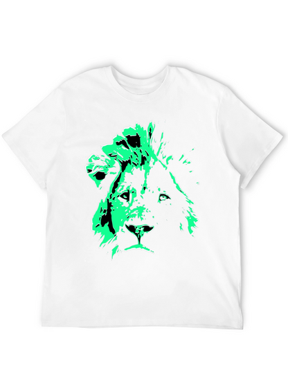 Lion Graphic Tee - Mens Black T-Shirt
