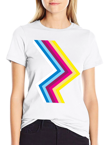 Retro Chevron Black T-Shirt - Stylish Graphic Tee