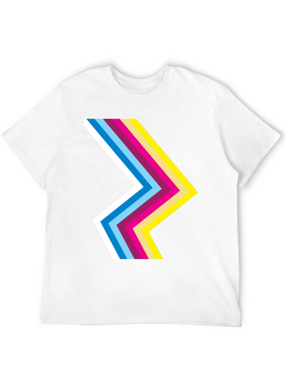 Retro Chevron Black T-Shirt - Stylish Graphic Tee