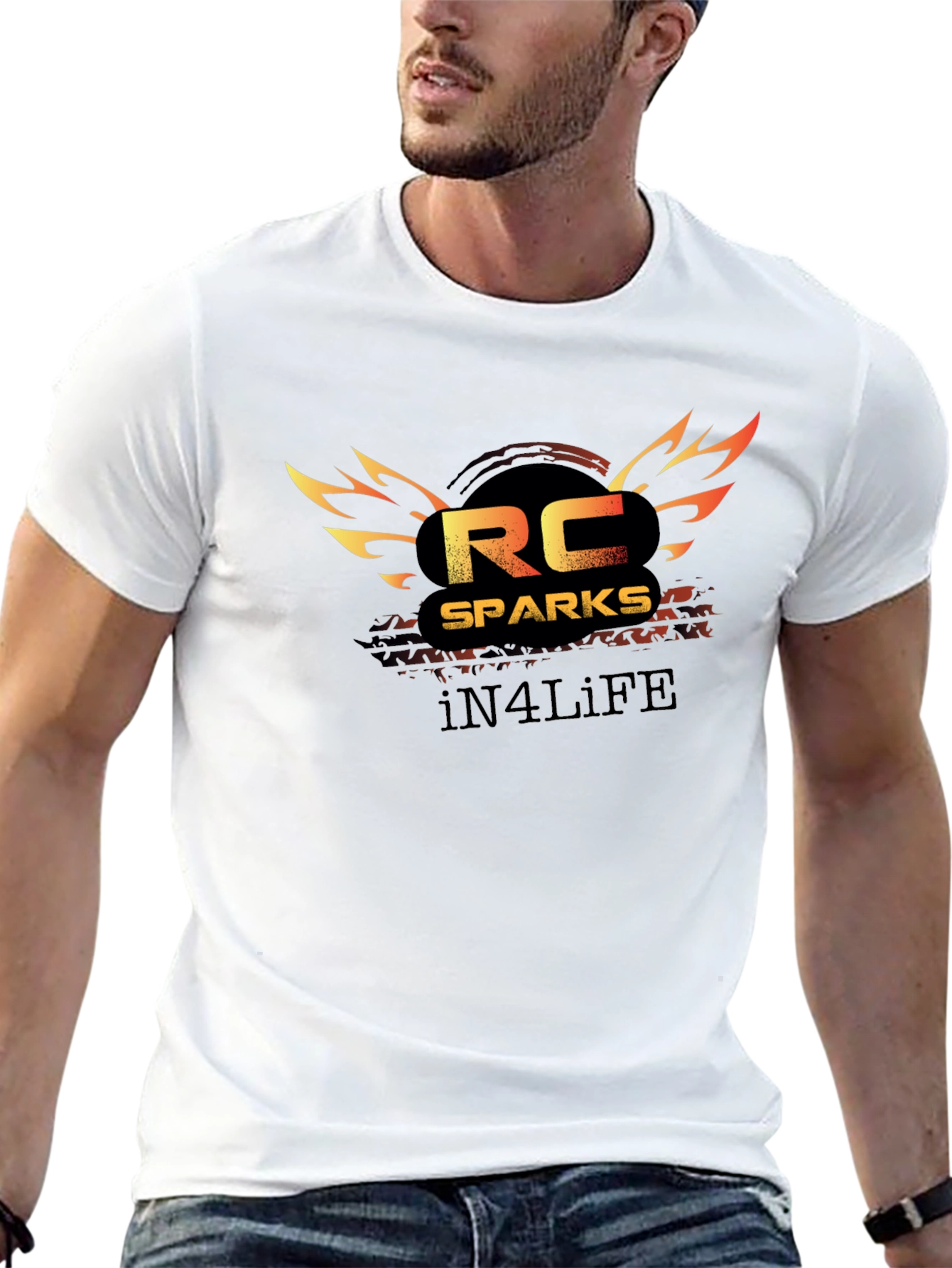 RC Sparks In4Life Black T-Shirt