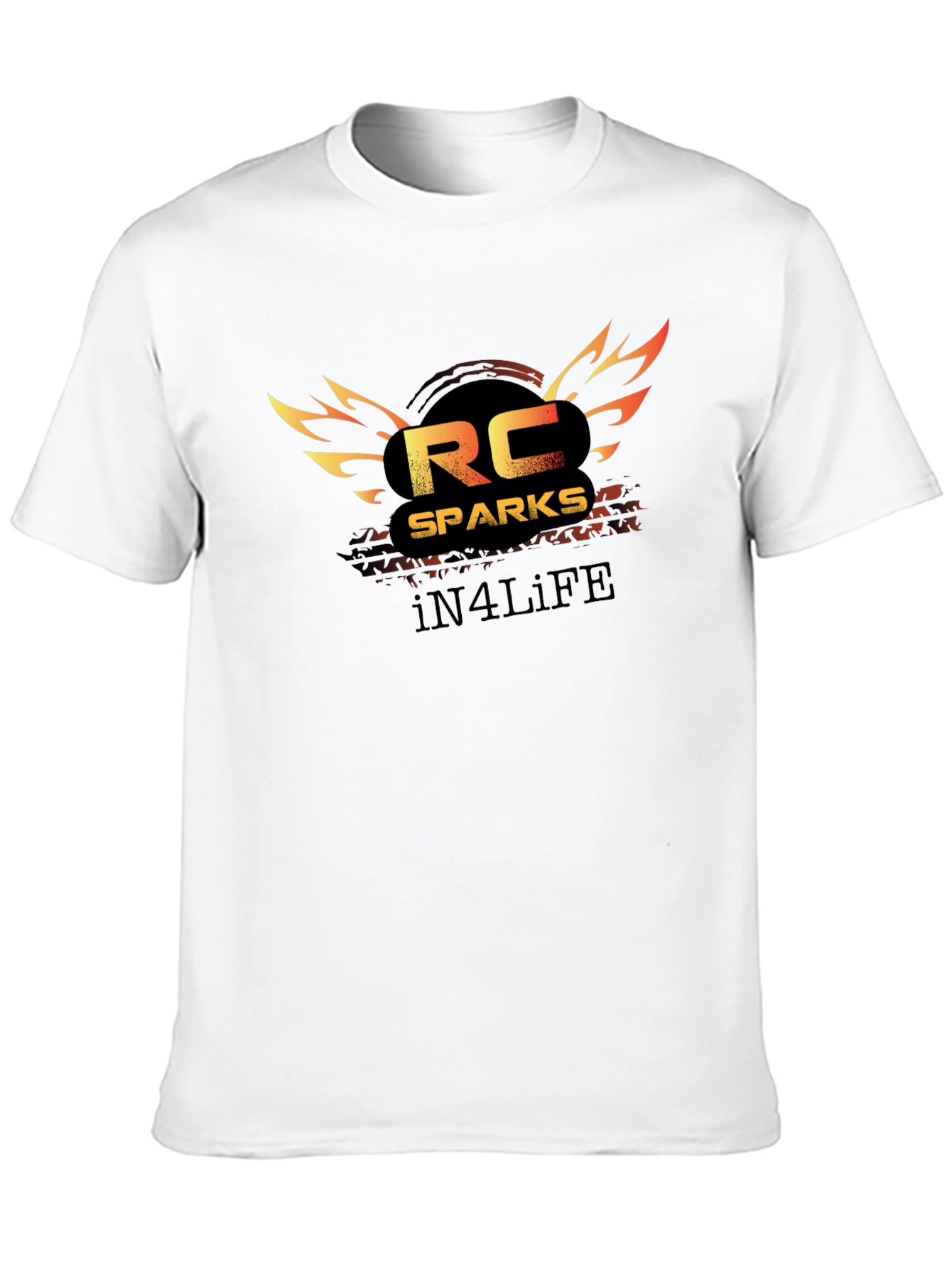 RC Sparks In4Life Black T-Shirt