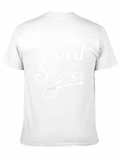 Lord of the Strings Black Graphic Tee