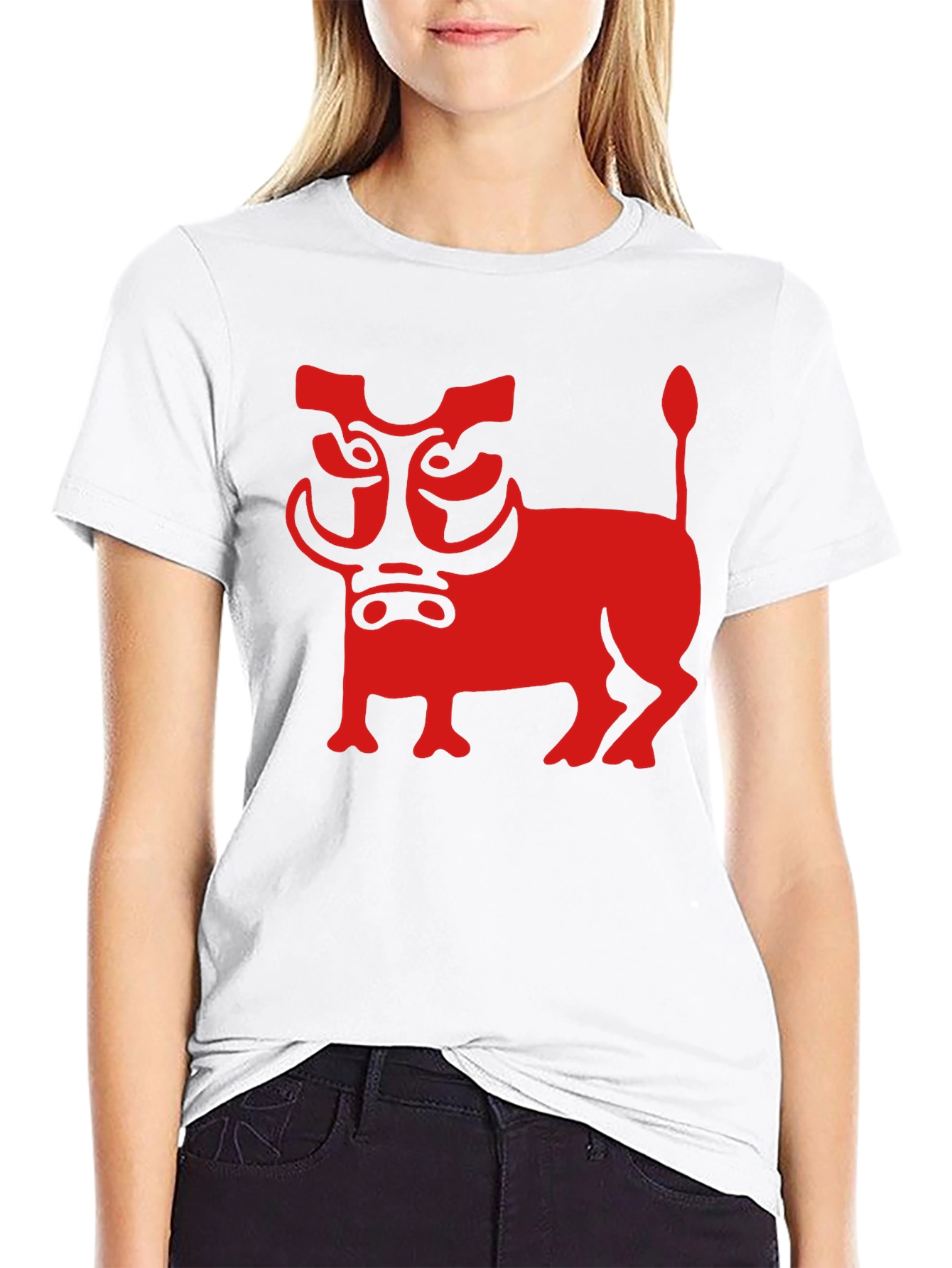 Stylized Warthog Graphic Tee