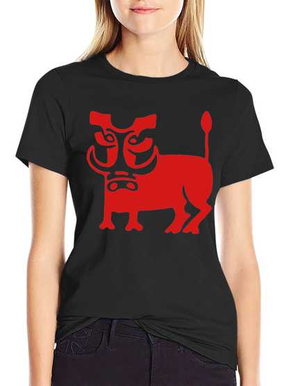 Stylized Warthog Graphic Tee