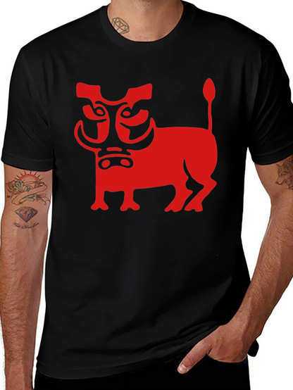Stylized Warthog Graphic Tee