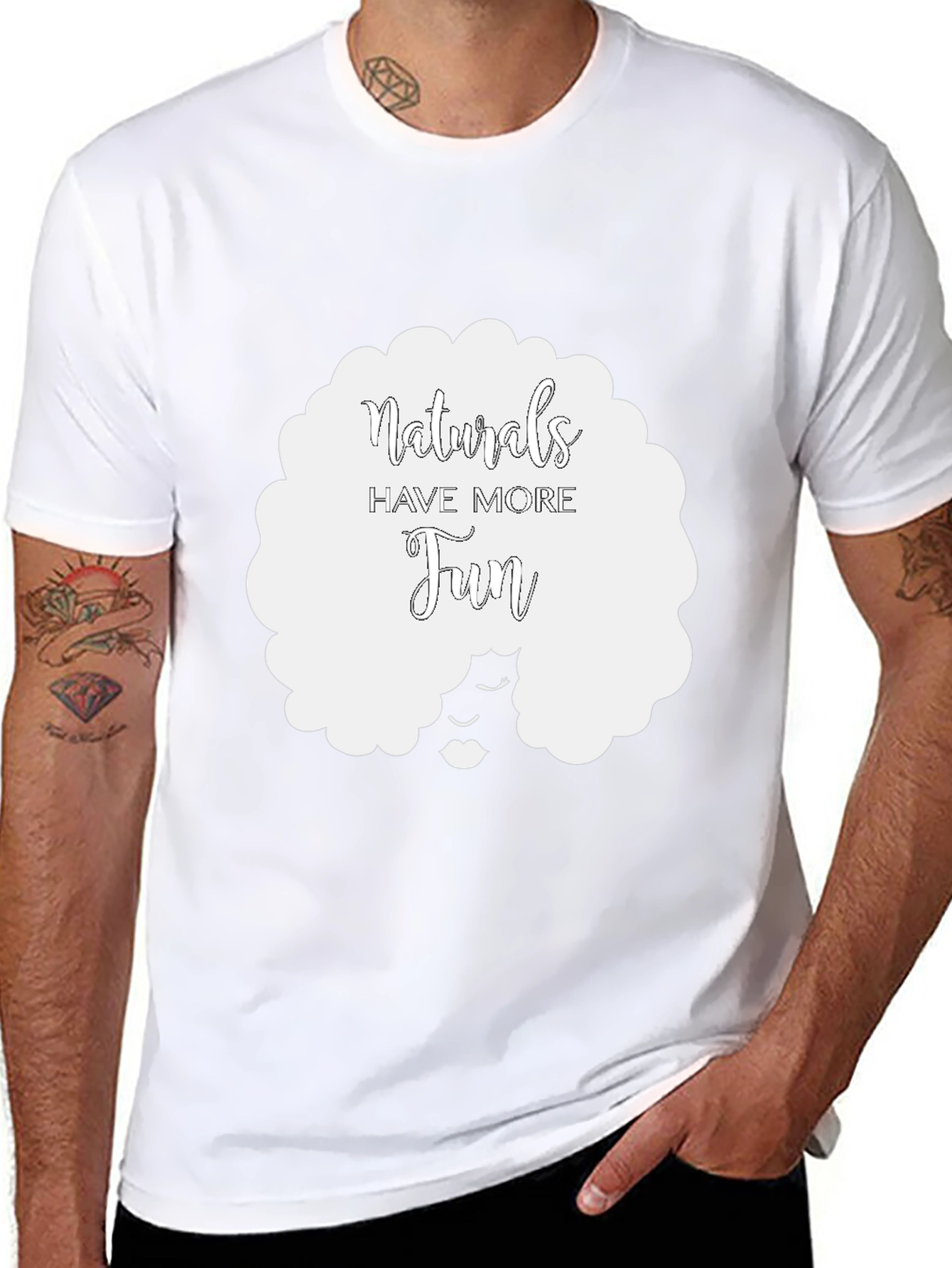 Natural Hair T-Shirt - Afro Queen Tee