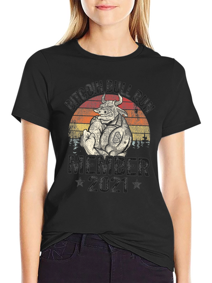 Bitcoin Bull Run Member 2021 T-Shirt