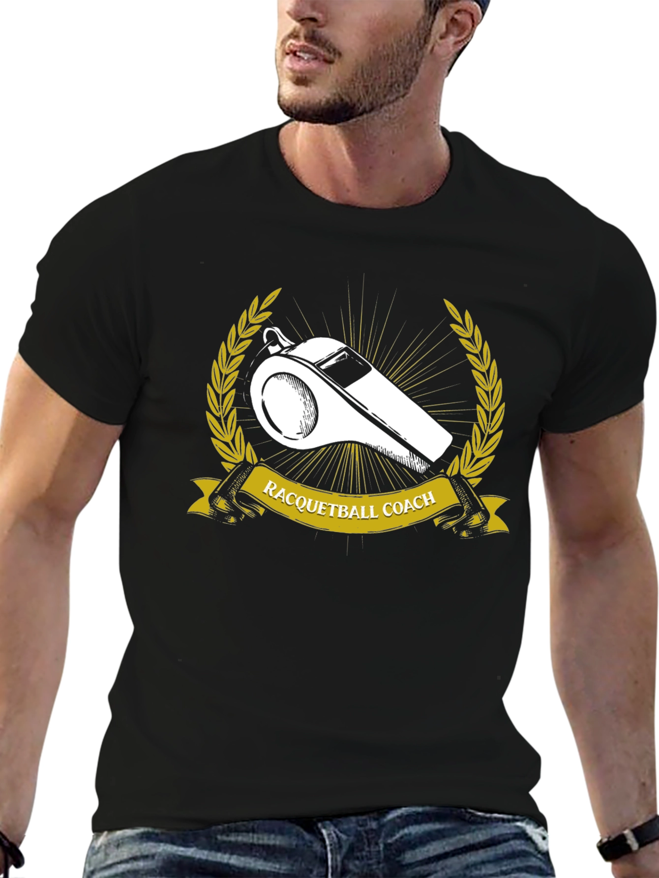 Racquetball Coach Whistle T-Shirt