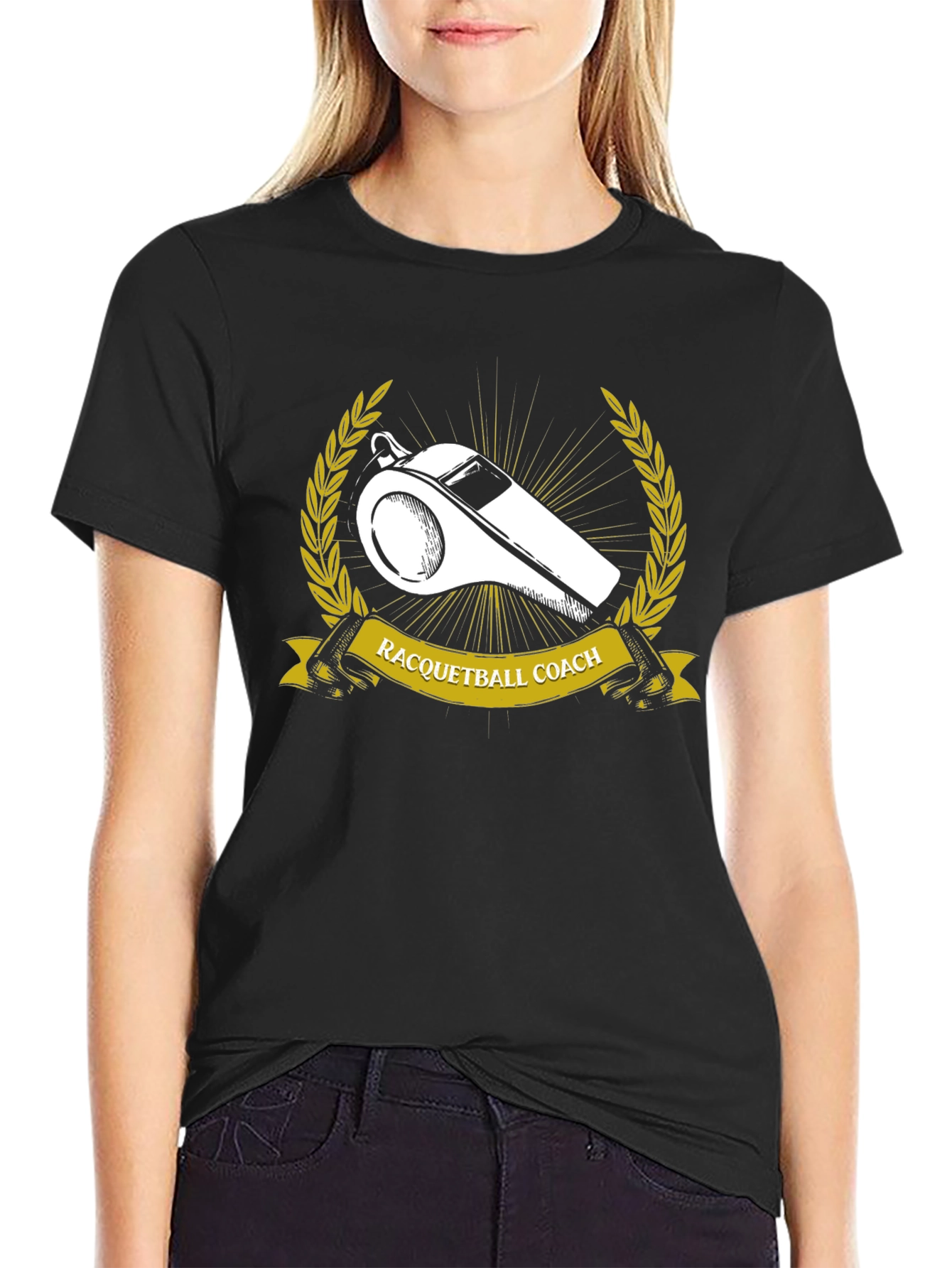 Racquetball Coach Whistle T-Shirt