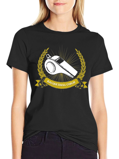 Racquetball Coach Whistle T-Shirt