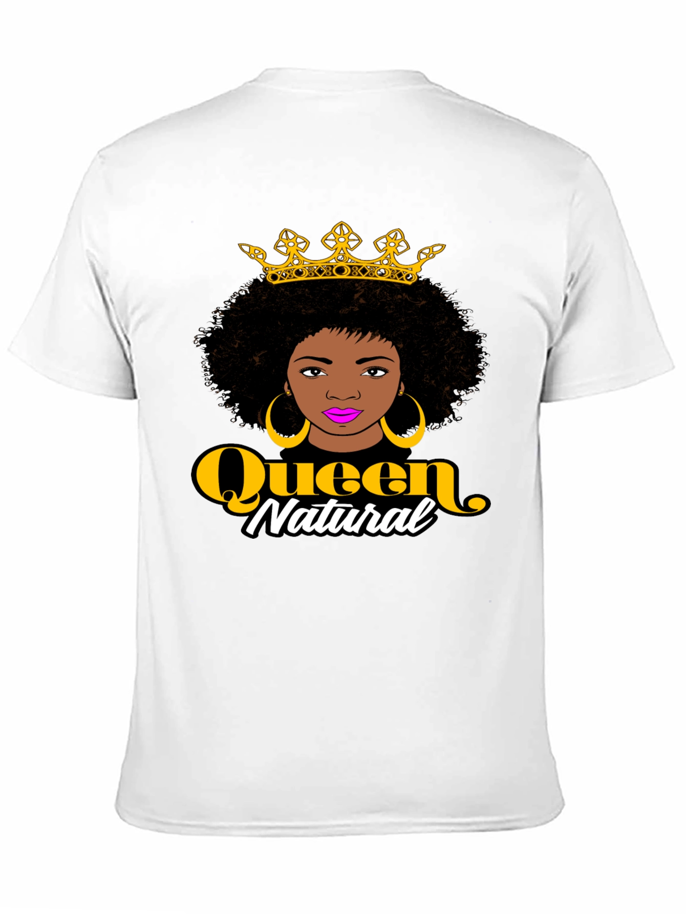 Queen Natural Graphic Black T-Shirt
