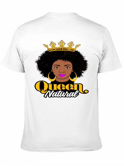 Queen Natural Graphic Black T-Shirt