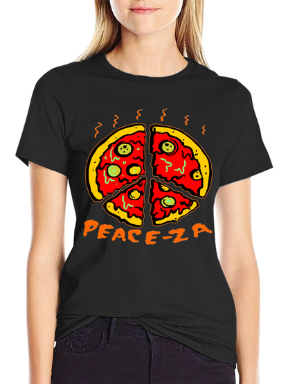 Peace-za Pizza Graphic Tee