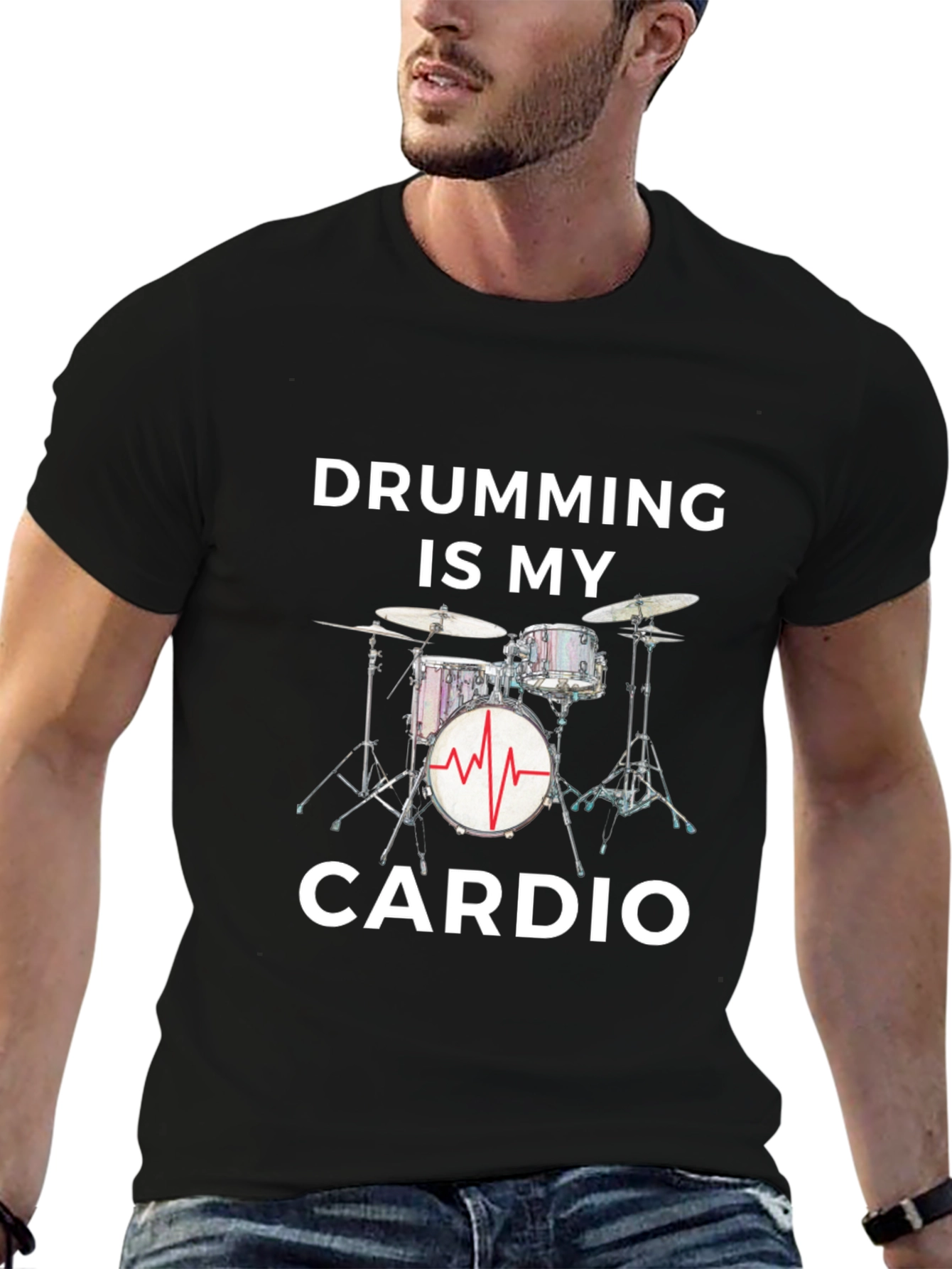 Drumming Is My Cardio - Graphic Tee