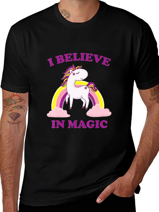 I Believe In Magic Unicorn Graphic Tee