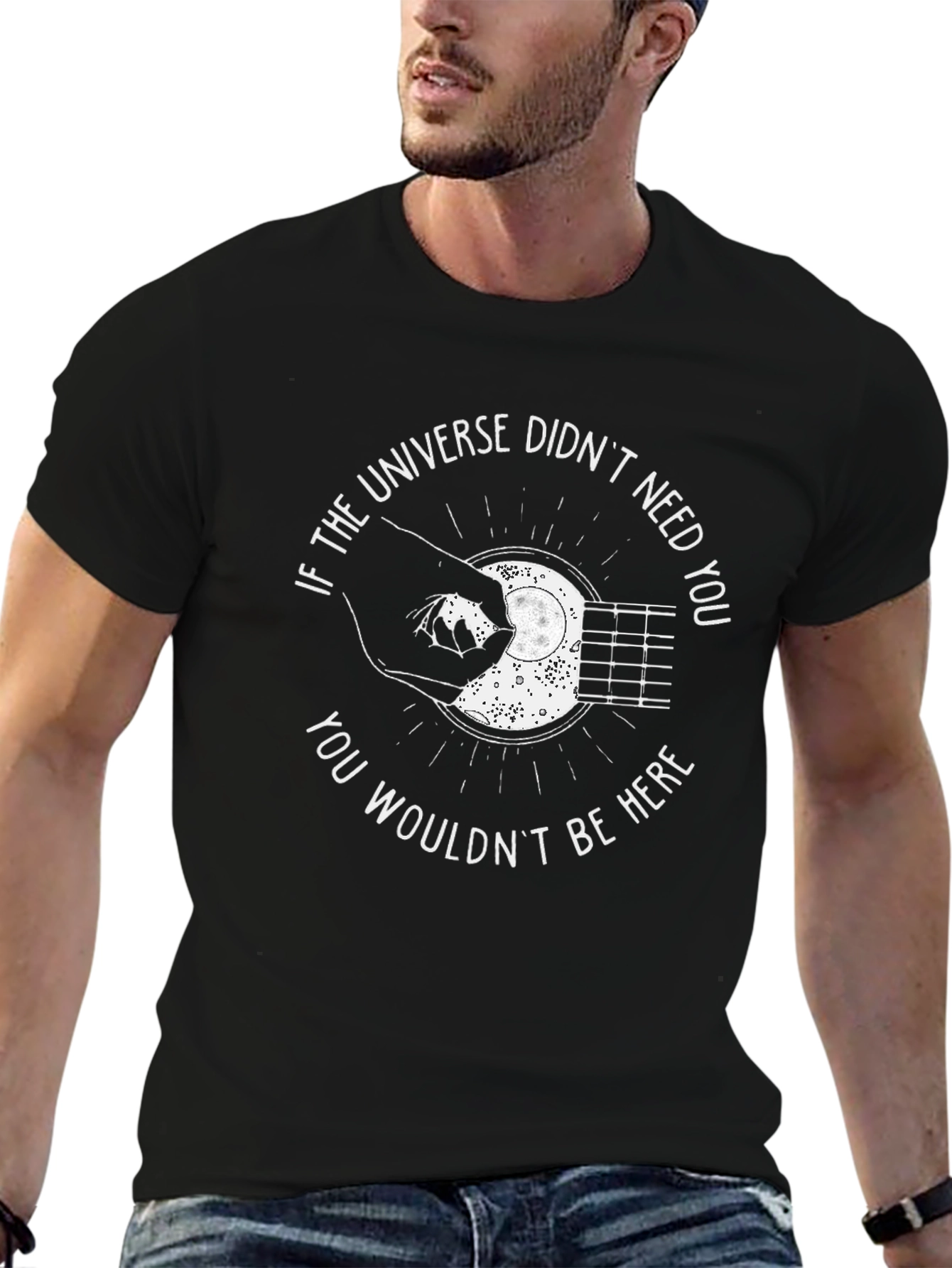 Universe Needed You Black T-Shirt