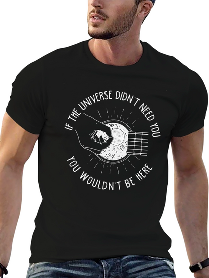 Universe Needed You Black T-Shirt