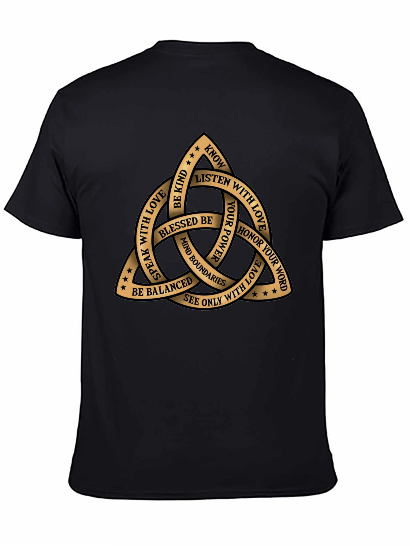 Celtic Knot T-Shirt - Love Power and Kindness