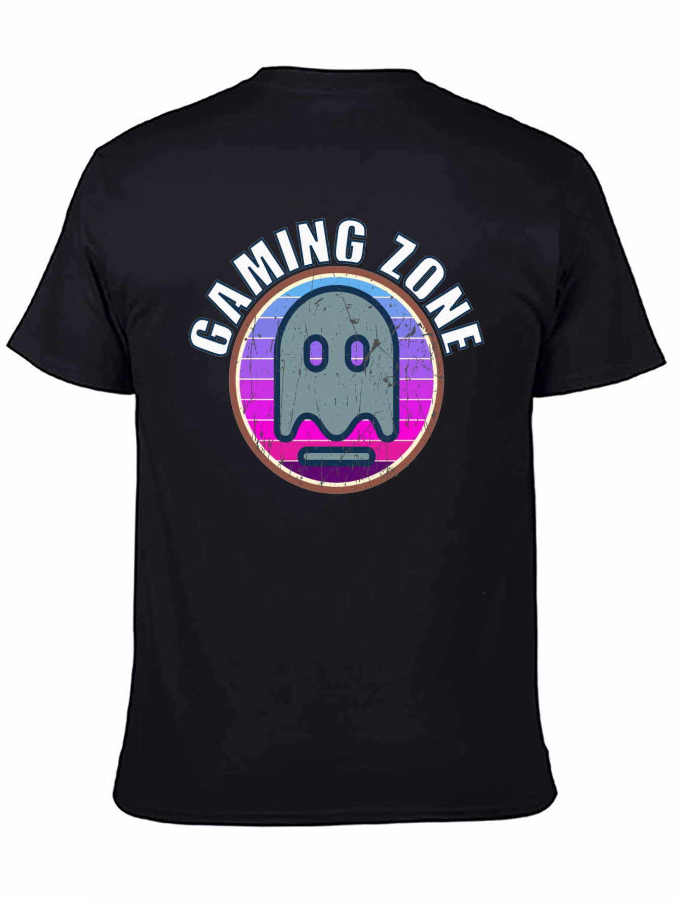 Gaming Zone Ghost Graphic T-Shirt