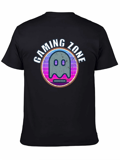 Gaming Zone Ghost Graphic T-Shirt